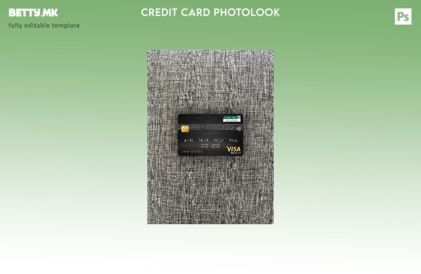 модерен стил на Шри Ланка Амана банкарски виза картичка photolook пред шаблон